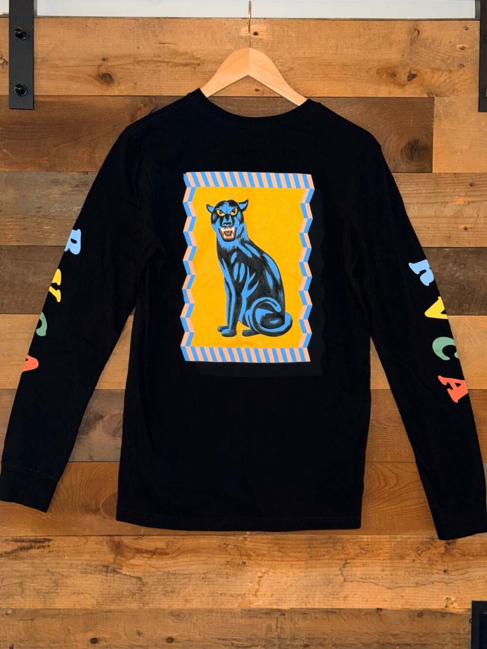 RVCA x Luke Pelletier Special Edition Panther Tee Size S 0840